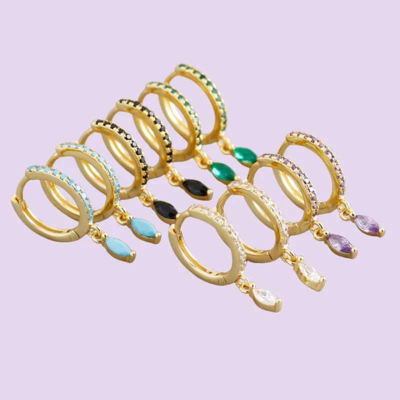 Multicolored Dangle Earrings