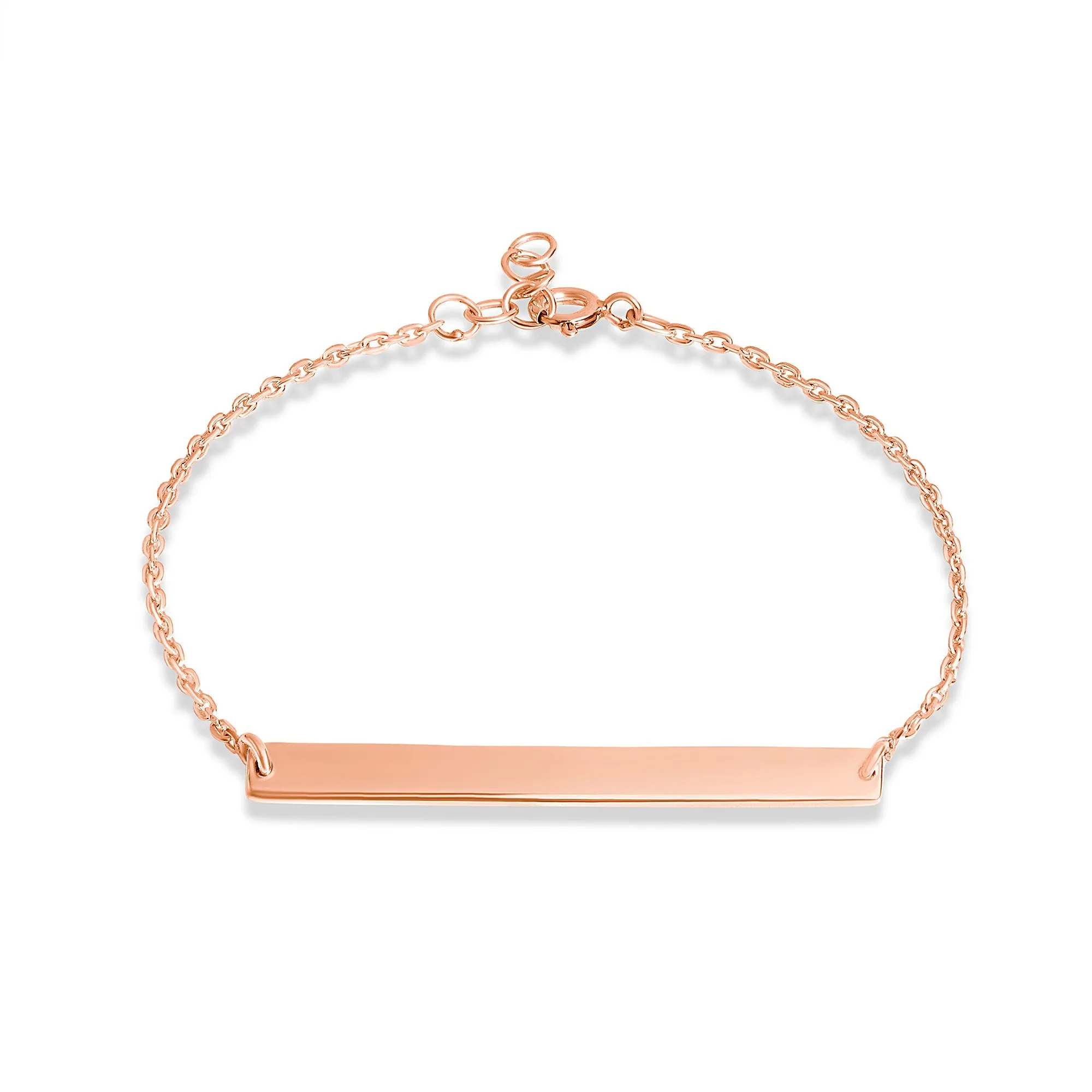 Mysha Personalized Bar of Strength Bracelet