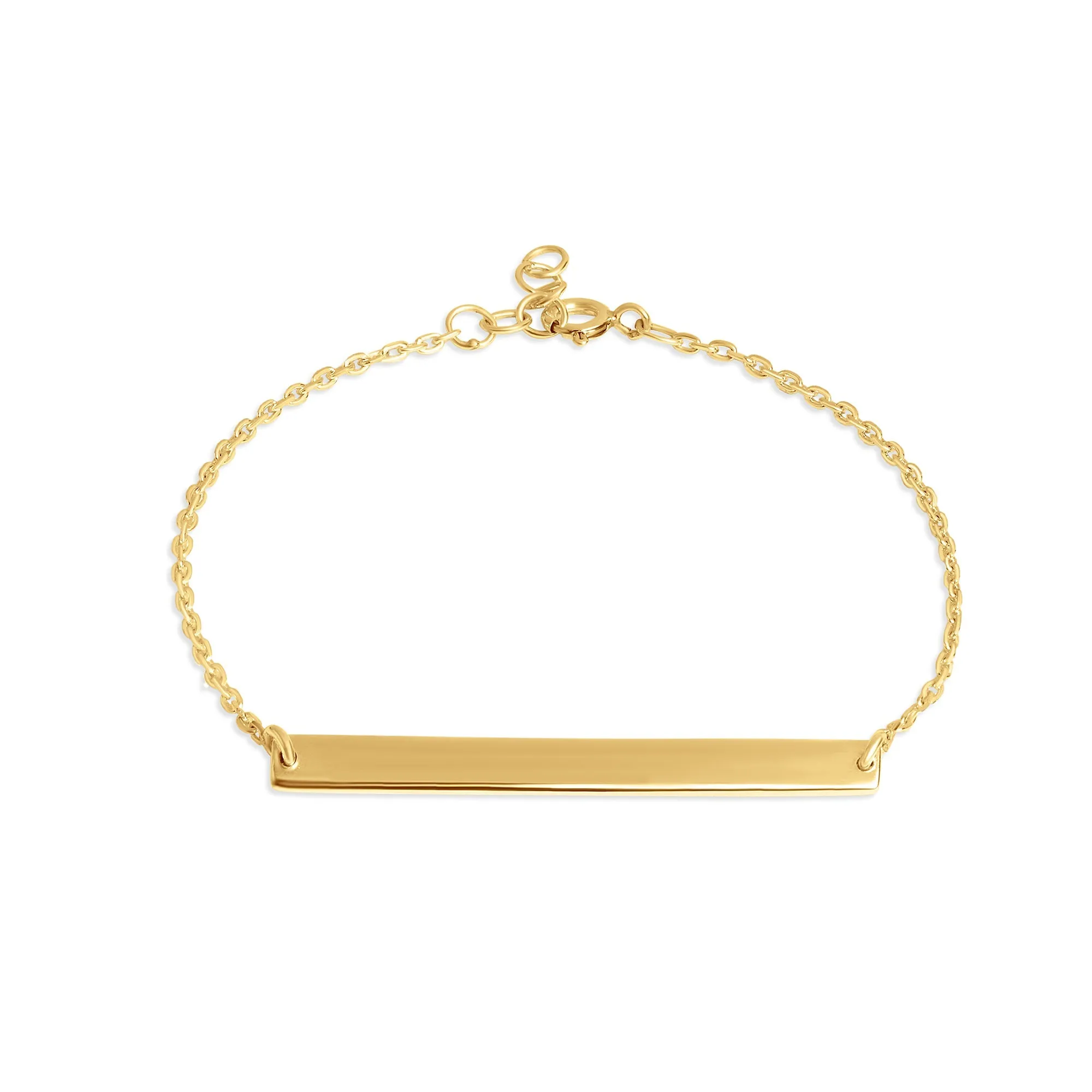 Mysha Personalized Bar of Strength Bracelet