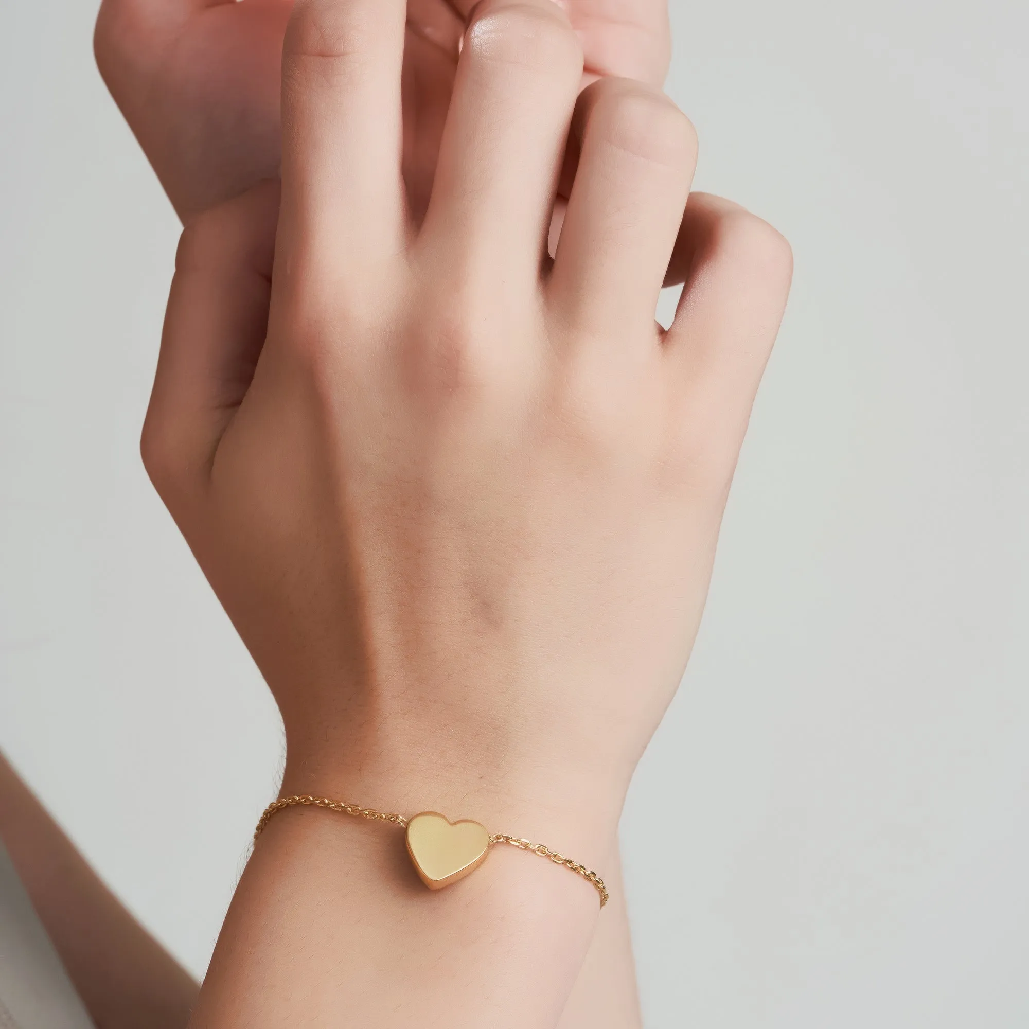 Mysha Personalized Serenade Heart Bracelet