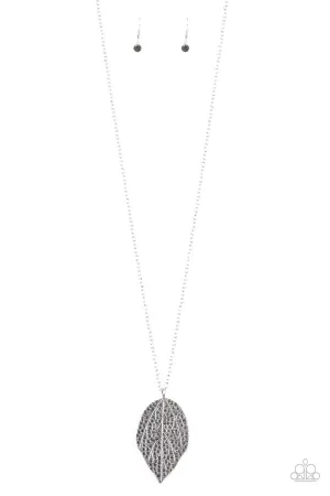 Natural Re-LEAF - Silver Necklace