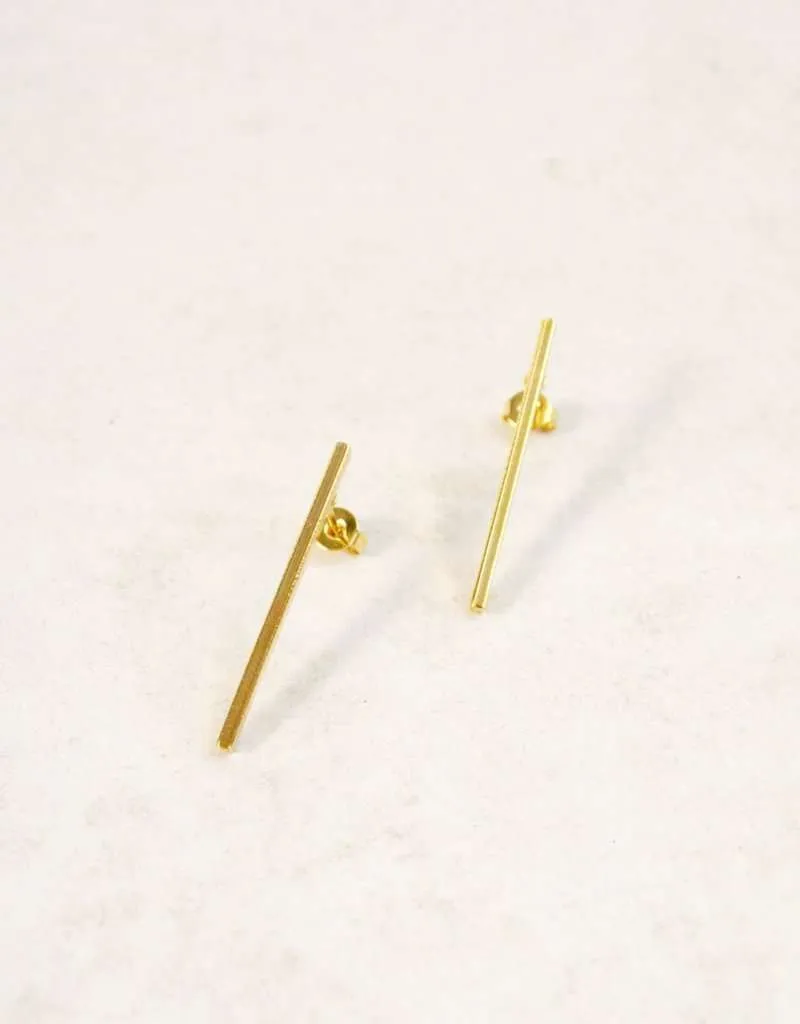 Olimpia 14K Gold Stud Earrings