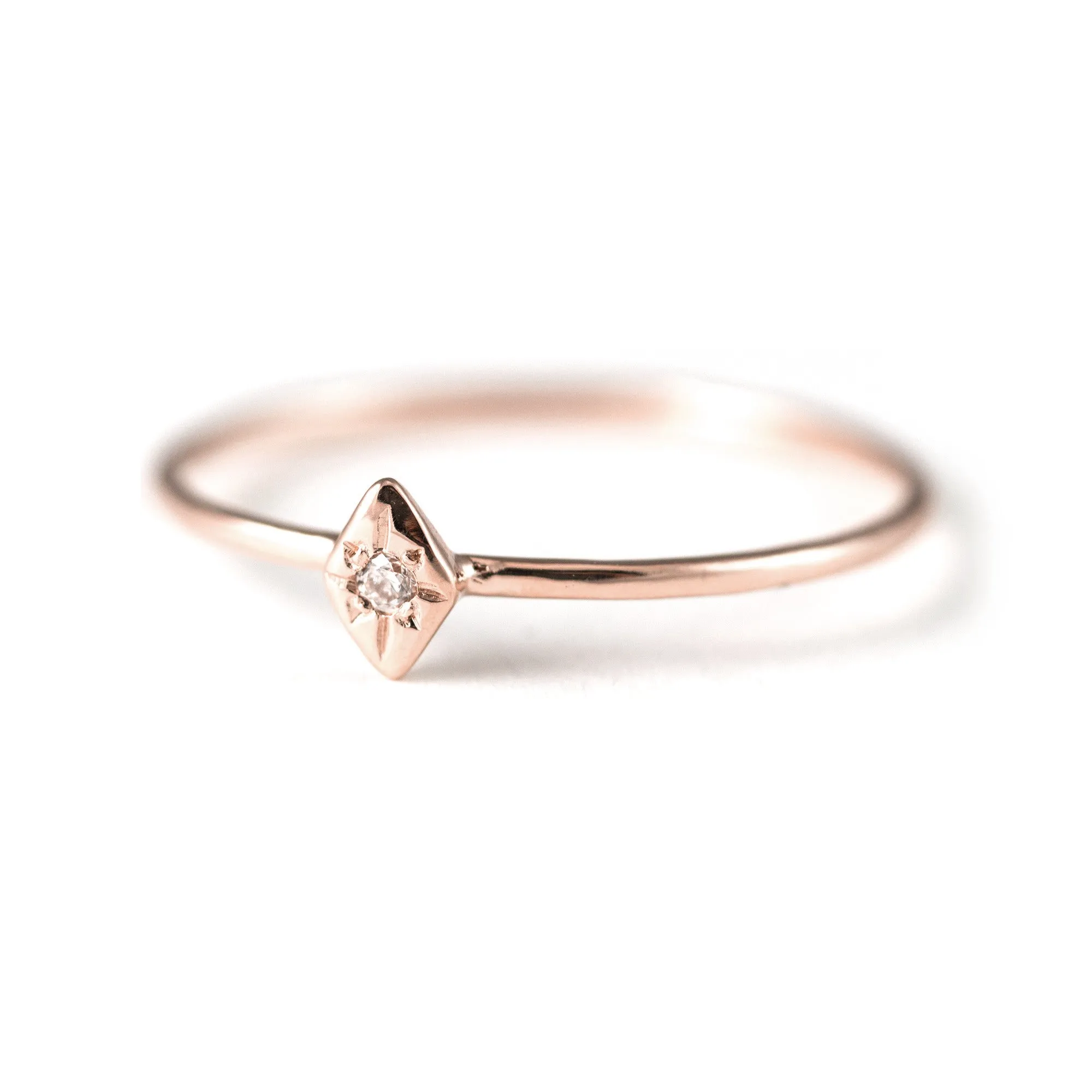 One Star Diamond Ring