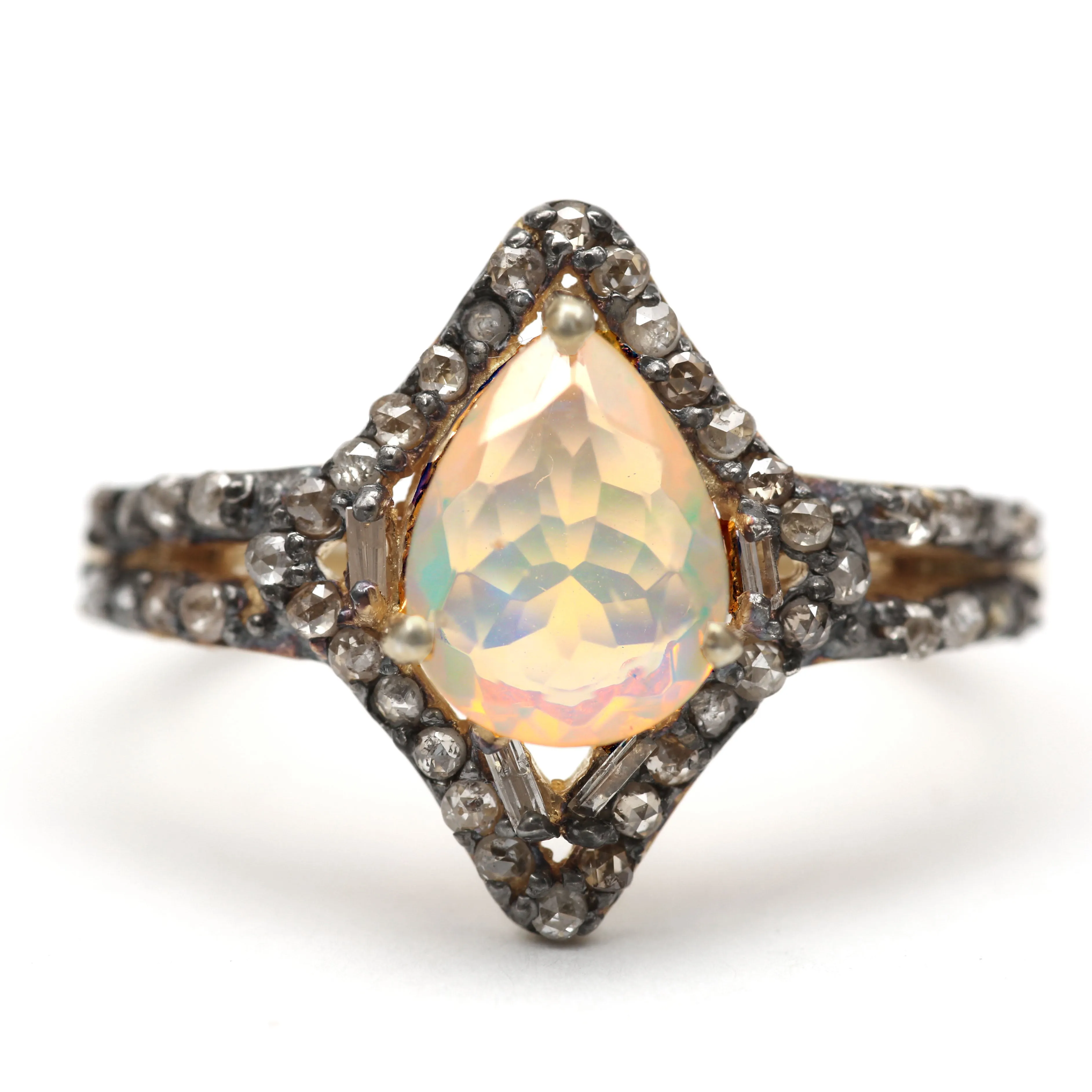 Opal Diamonds Rings