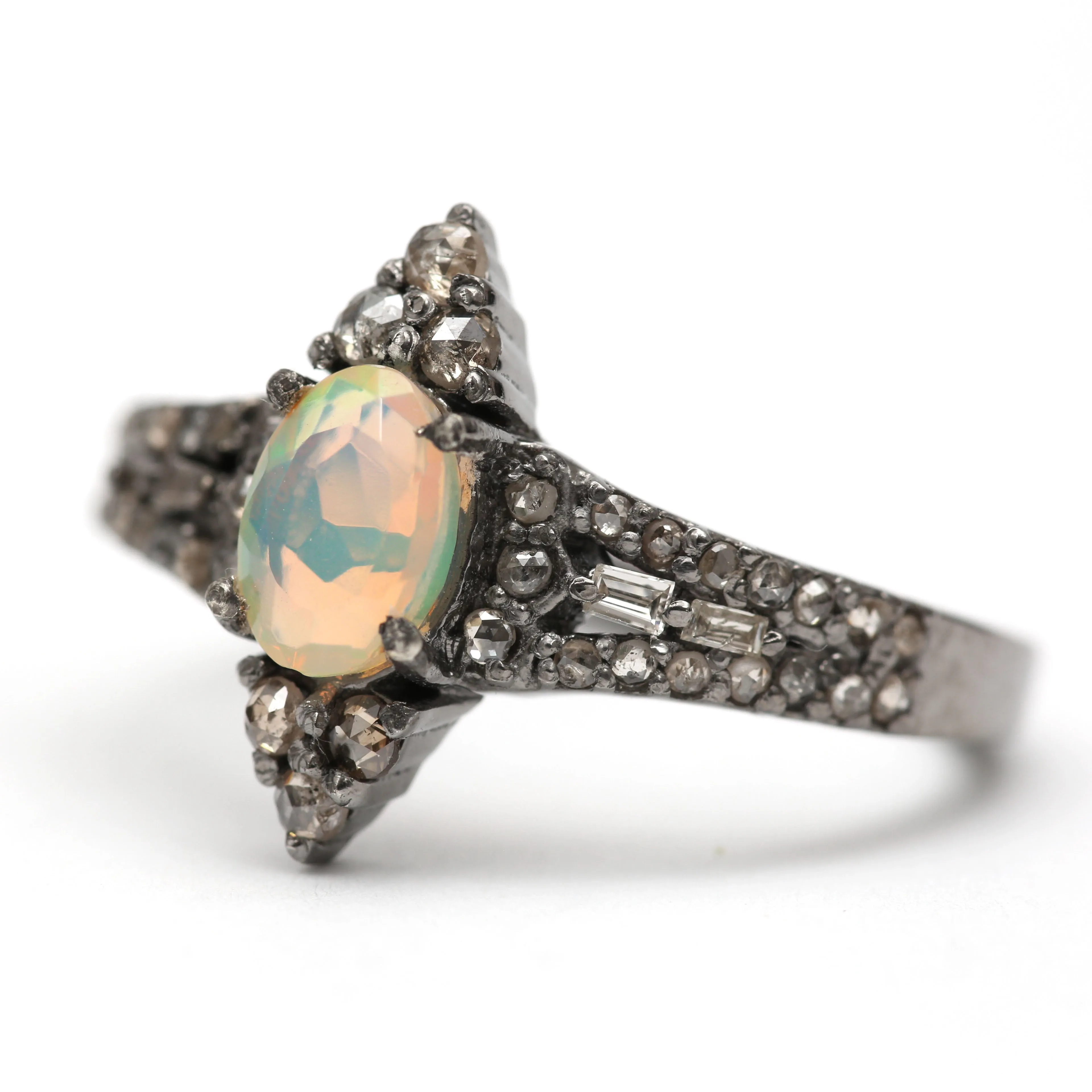 Opal Diamonds Rings