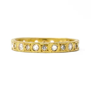 Ophelia White Diamond Band