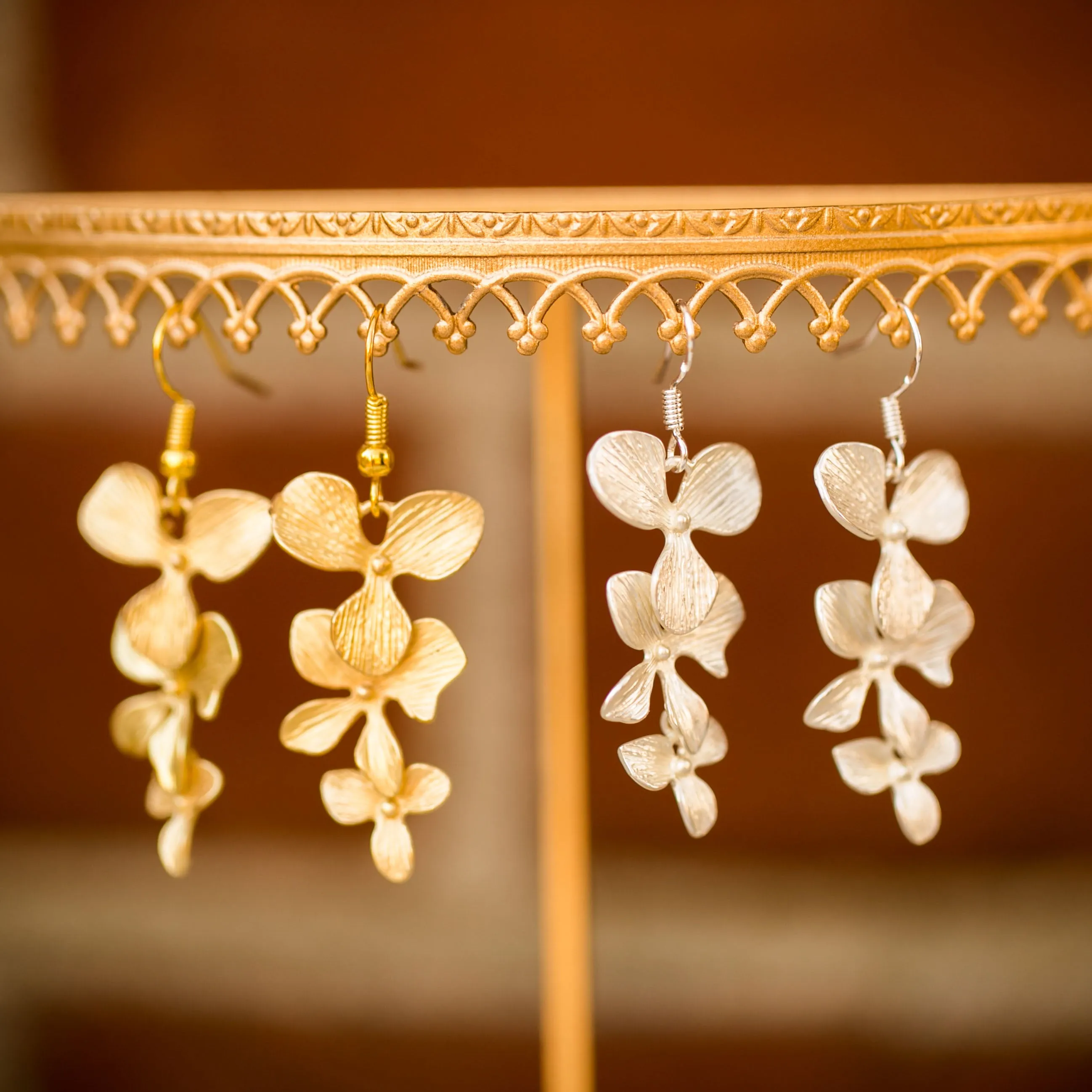 Orchid Earrings