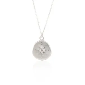 Organic Diamond Four Star Pendant