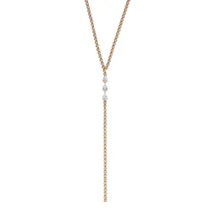 Orin Long Pear Diamond Lariat