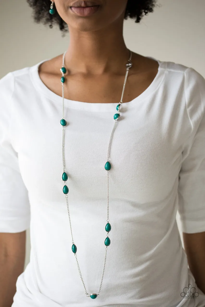 Pacific Piers Green Paparazzi Necklace