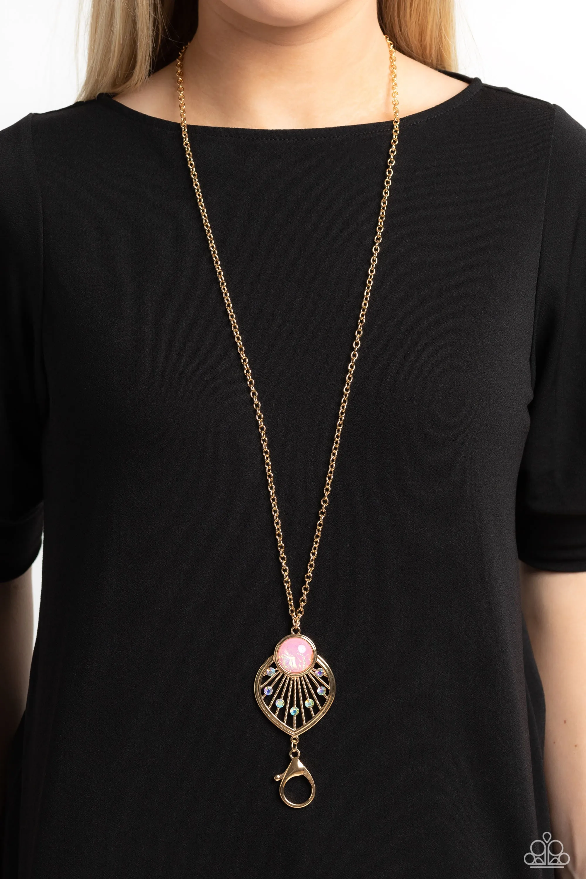 Paparazzi Celestial Charisma - Gold Lanyard
