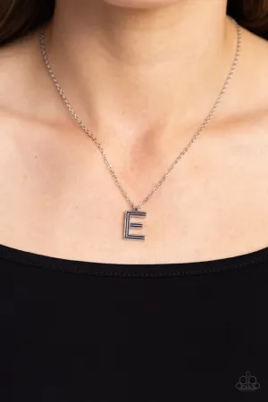 Paparazzi Leave Your Initials - Letter “E” Necklace