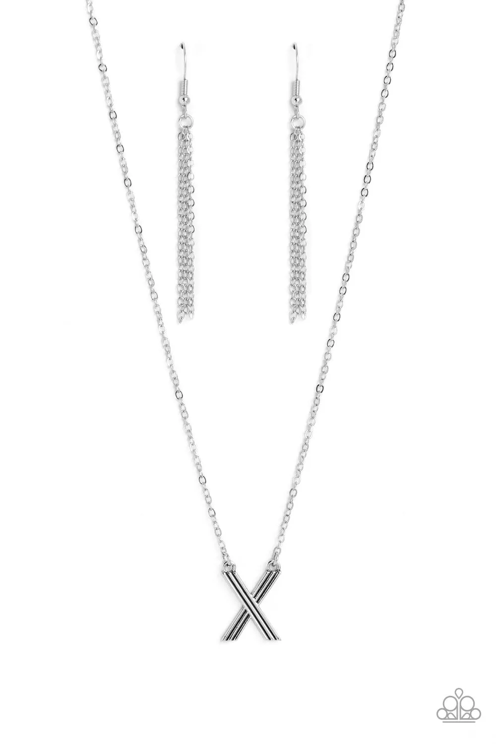 Paparazzi Leave Your Initials - Letter “X” Necklace