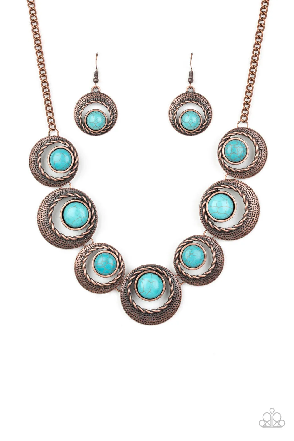 Paparazzi - Lions, Tigers, and Bears - Copper Necklace
