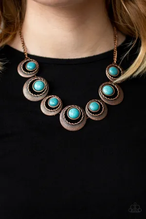 Paparazzi - Lions, Tigers, and Bears - Copper Necklace