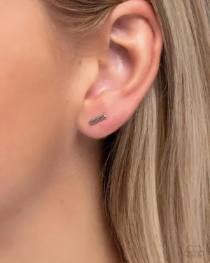 Paparazzi Simply Stainless - Silver Earrings (Stainless-Steel)