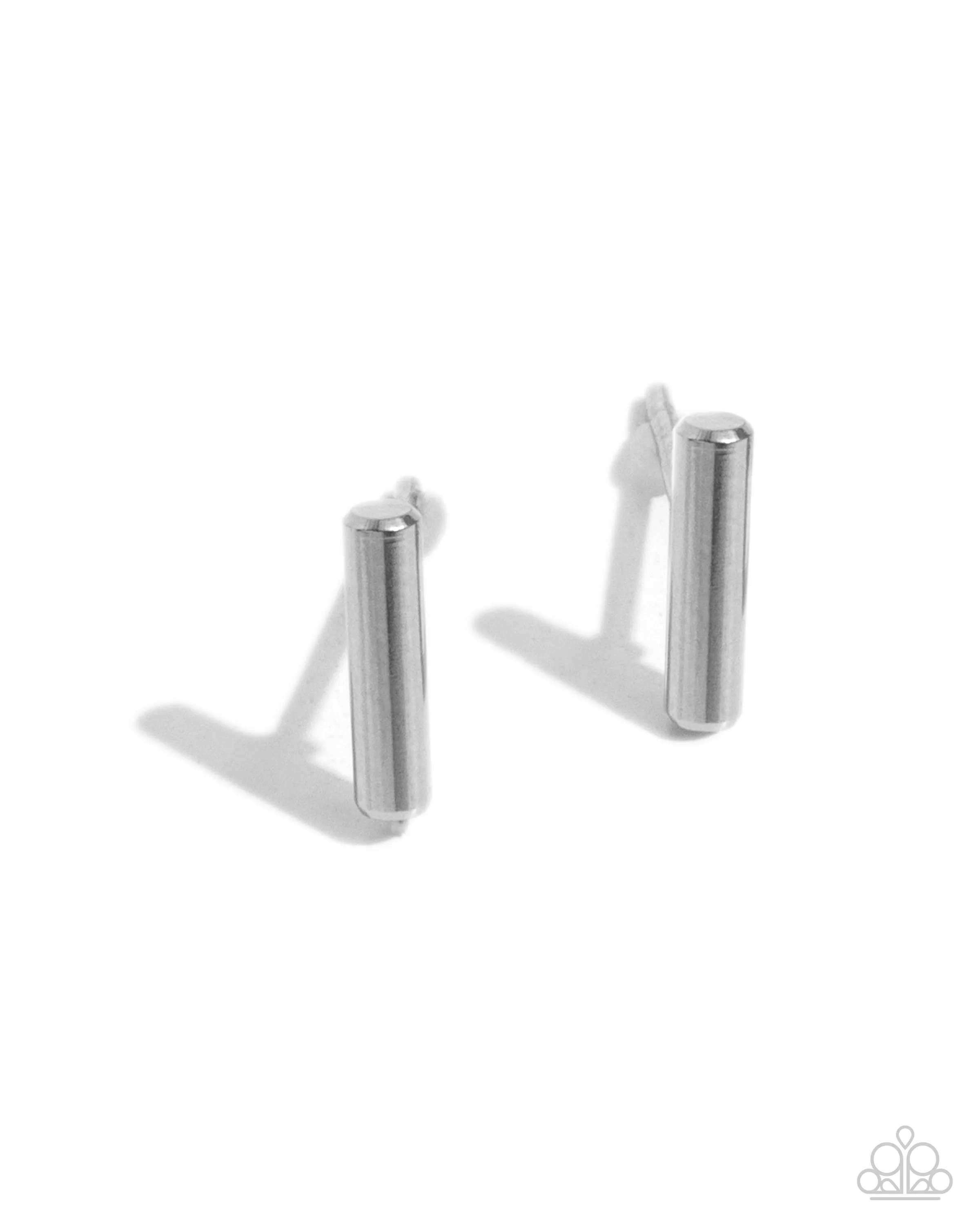 Paparazzi Simply Stainless - Silver Earrings (Stainless-Steel)
