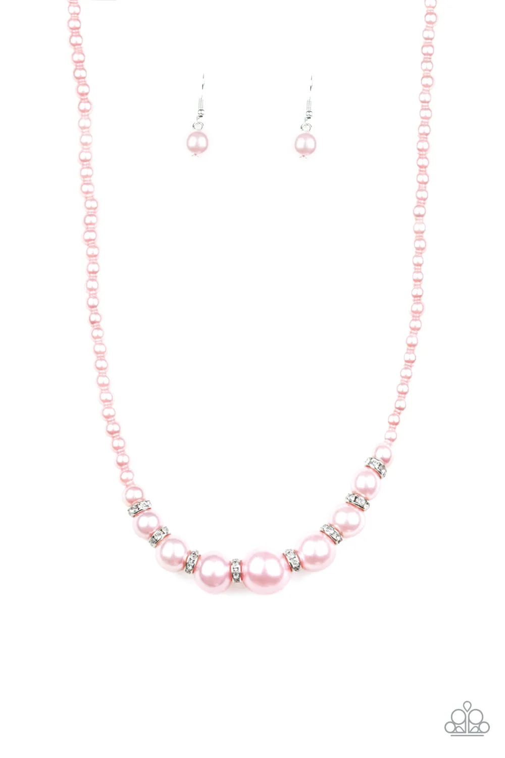 Paparazzi - SoHo Sweetheart - Pink Necklace