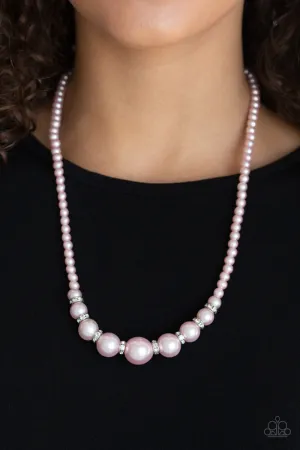Paparazzi - SoHo Sweetheart - Pink Necklace