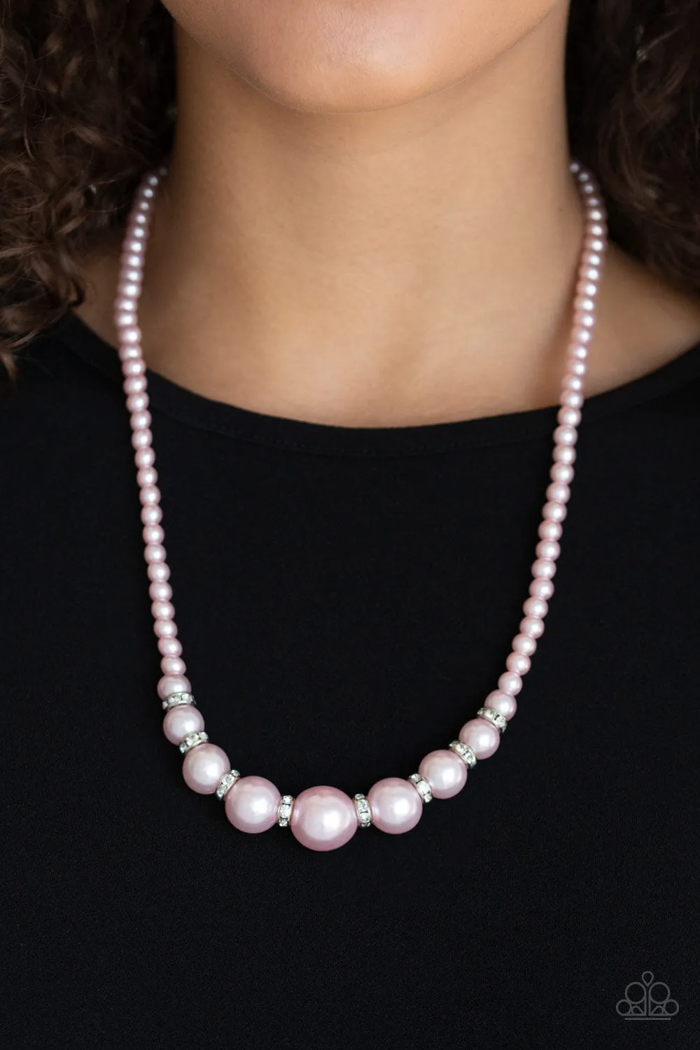 Paparazzi - SoHo Sweetheart - Pink Necklace