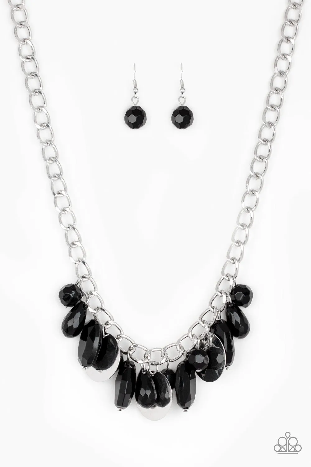 Paparazzi - Treasure Shore - Black Necklace