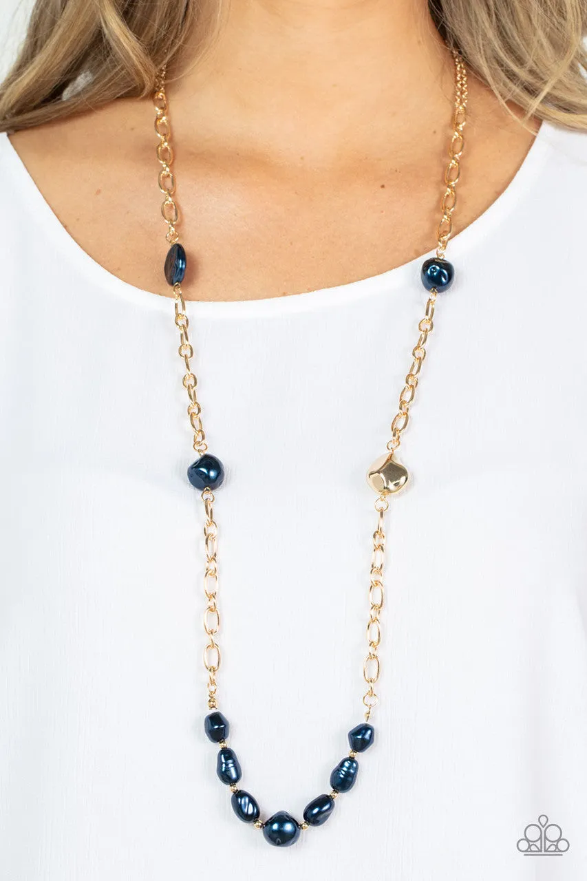 Pardon My FABULOUS Blue Paparazzi Necklace