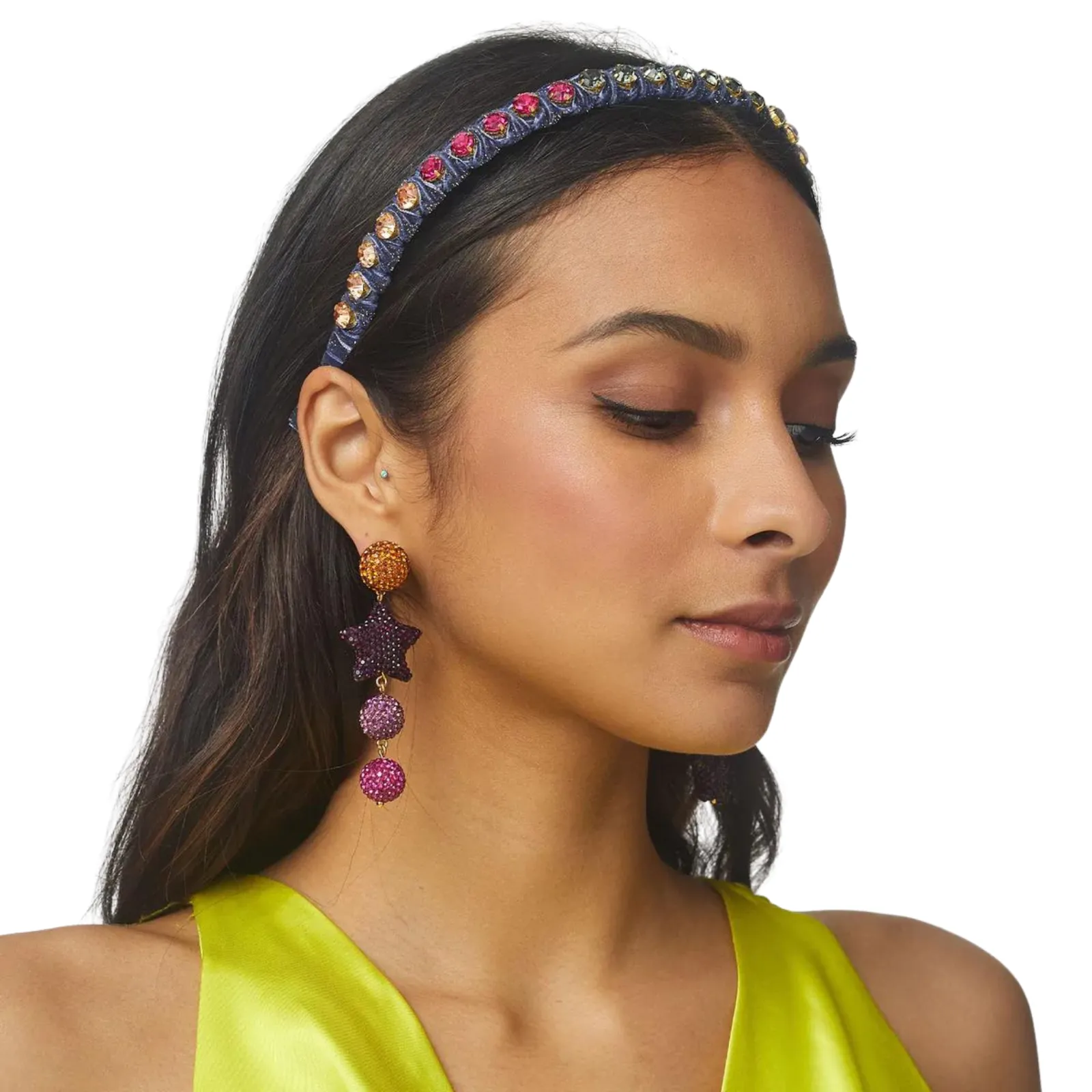 Pave Linear Earrings