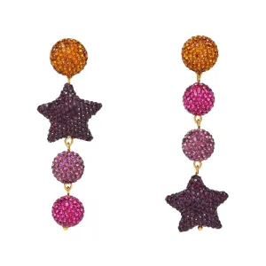 Pave Linear Earrings