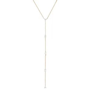 Perfect Your Plunge Multi-Shape Diamond Lariat