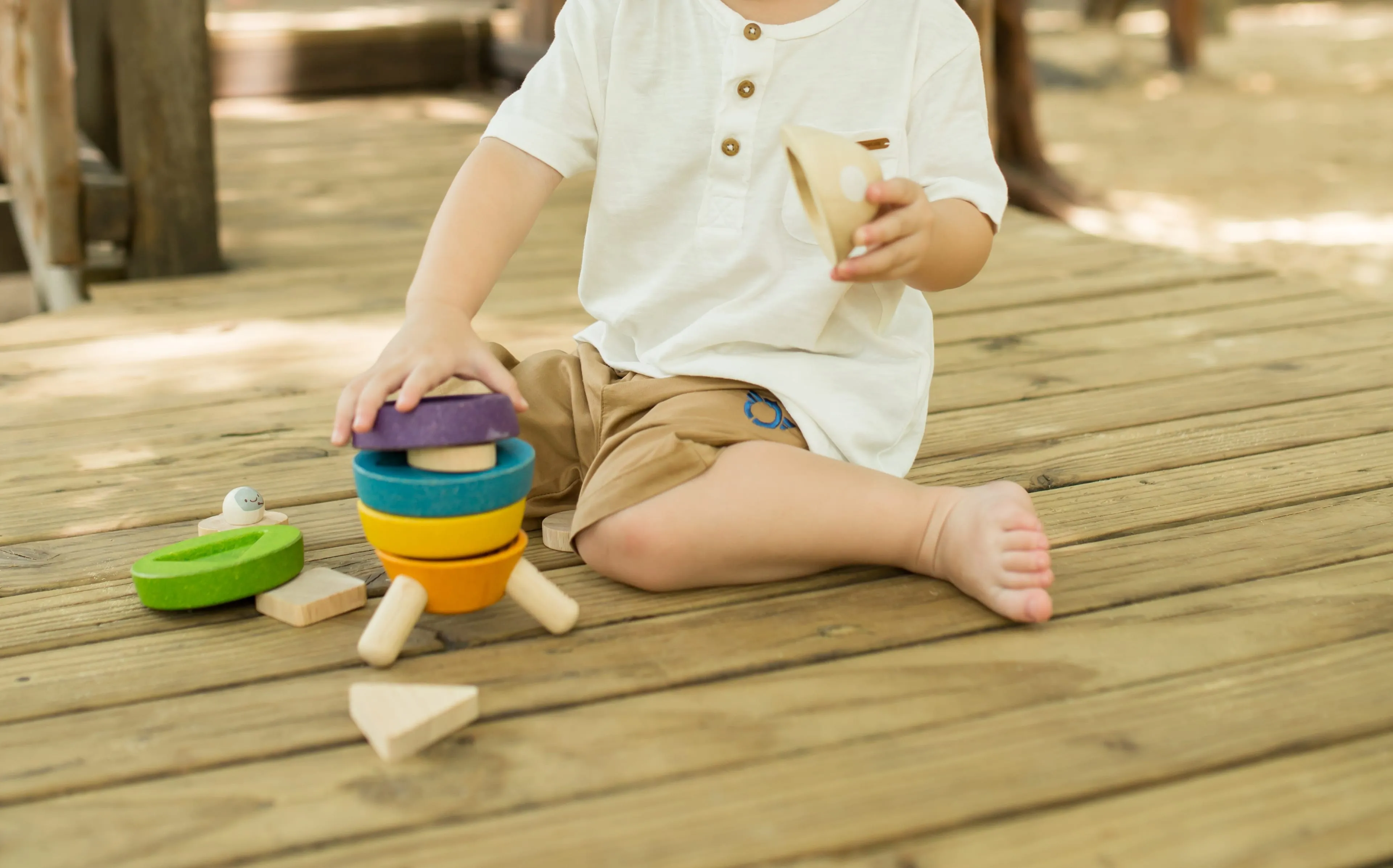 Plan Toys - Stacking Rocket