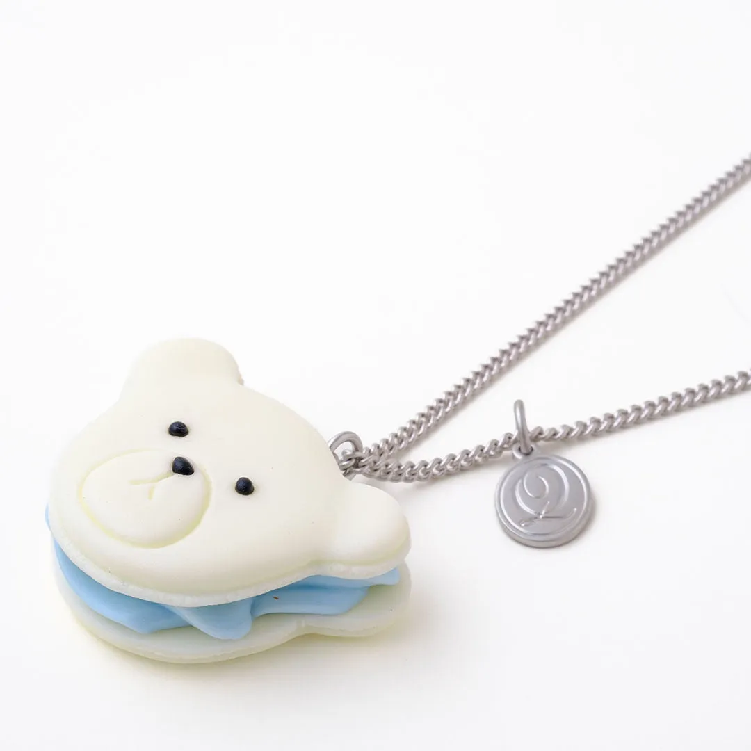 Polar Bear Macaron Necklace【Japan Jewelry】