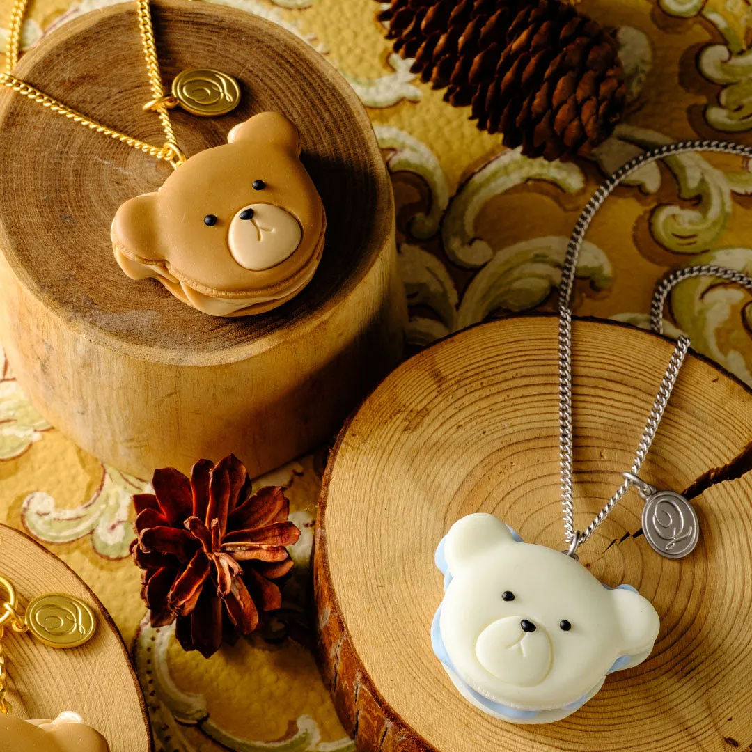 Polar Bear Macaron Necklace【Japan Jewelry】