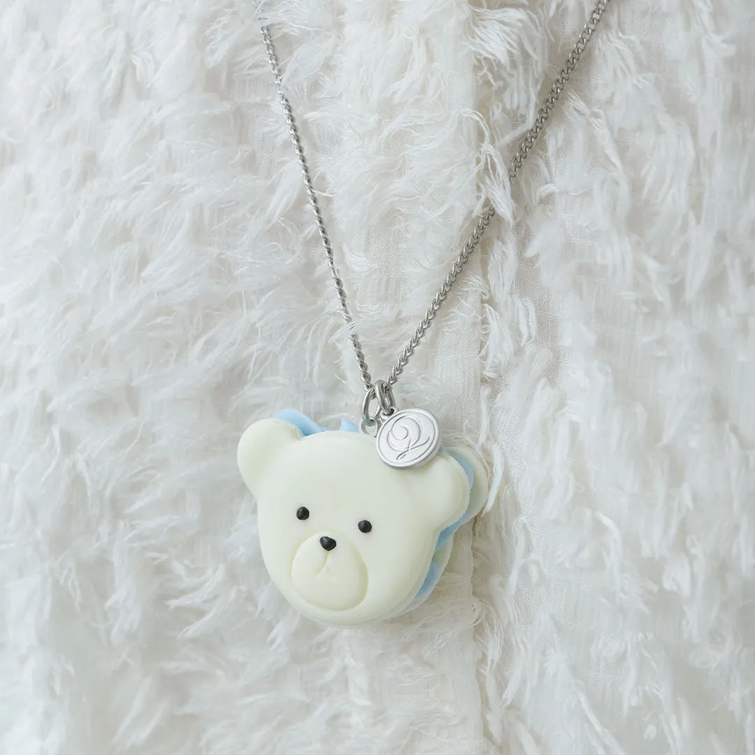 Polar Bear Macaron Necklace【Japan Jewelry】