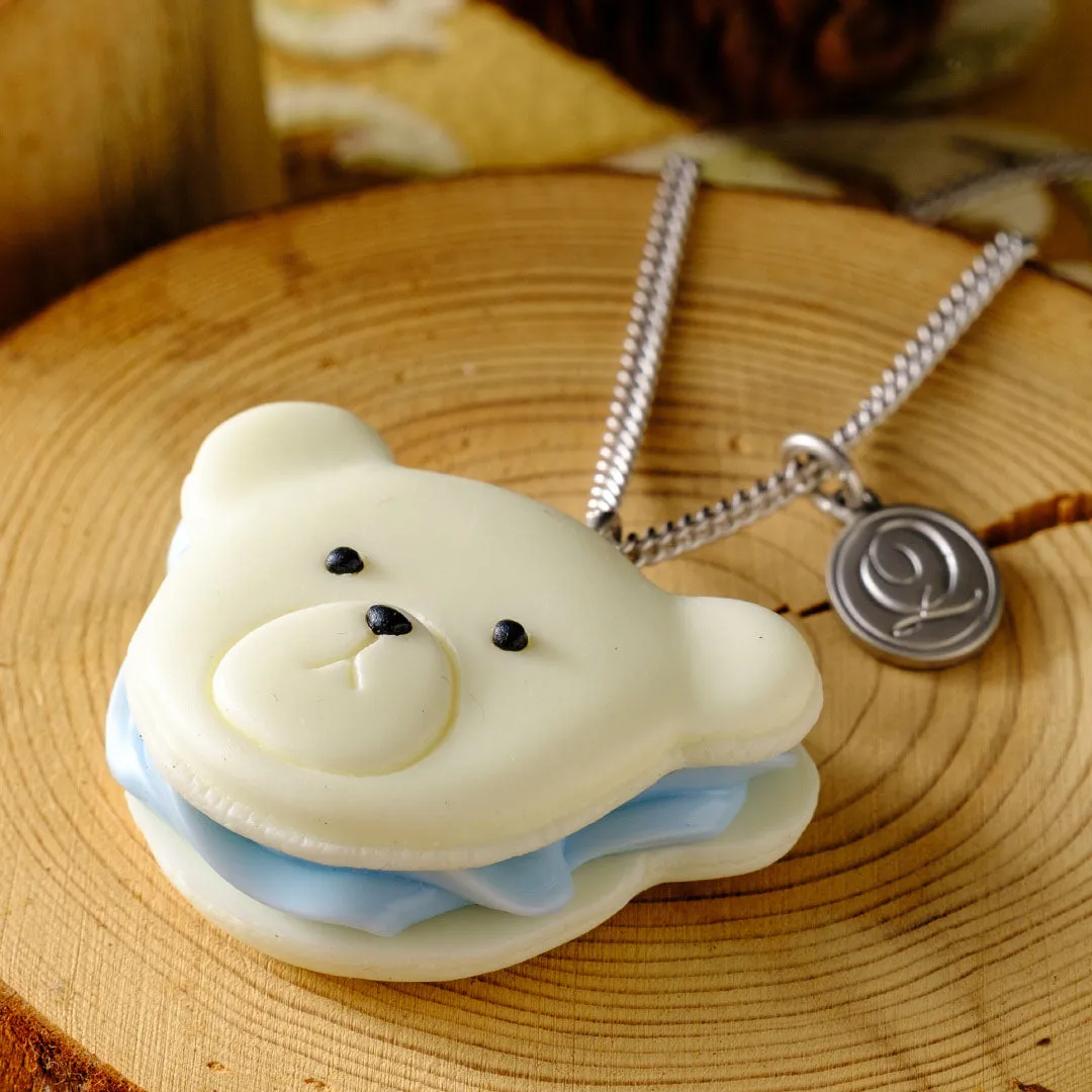 Polar Bear Macaron Necklace【Japan Jewelry】