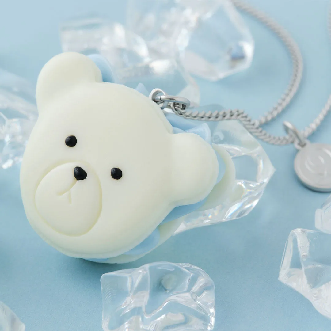Polar Bear Macaron Necklace【Japan Jewelry】
