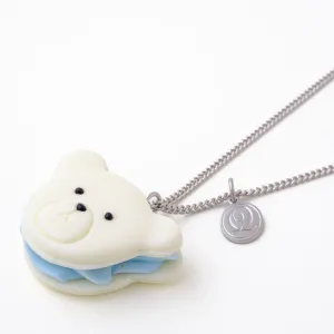 Polar Bear Macaron Necklace【Japan Jewelry】
