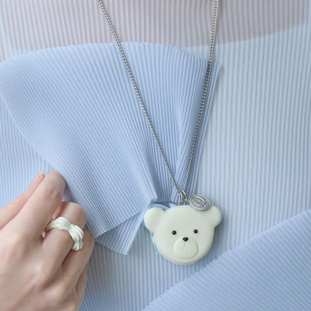 Polar Bear Macaron Necklace【Japan Jewelry】