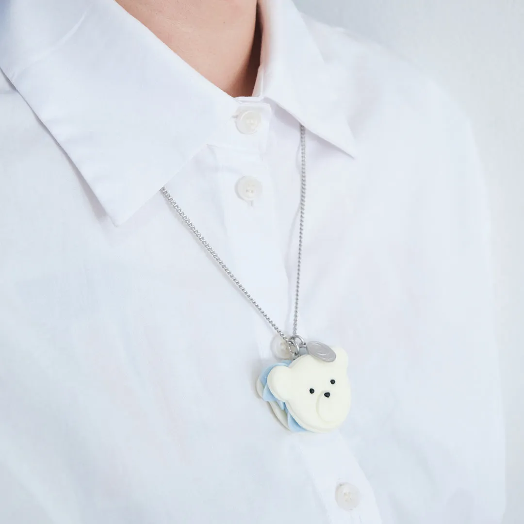 Polar Bear Macaron Necklace【Japan Jewelry】