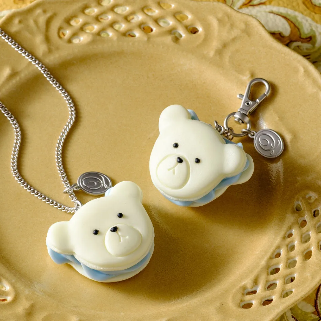 Polar Bear Macaron Necklace【Japan Jewelry】