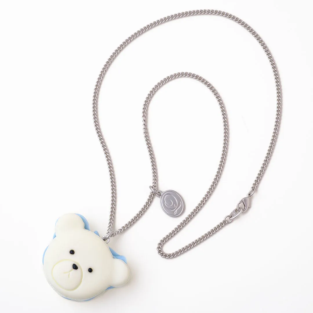 Polar Bear Macaron Necklace【Japan Jewelry】