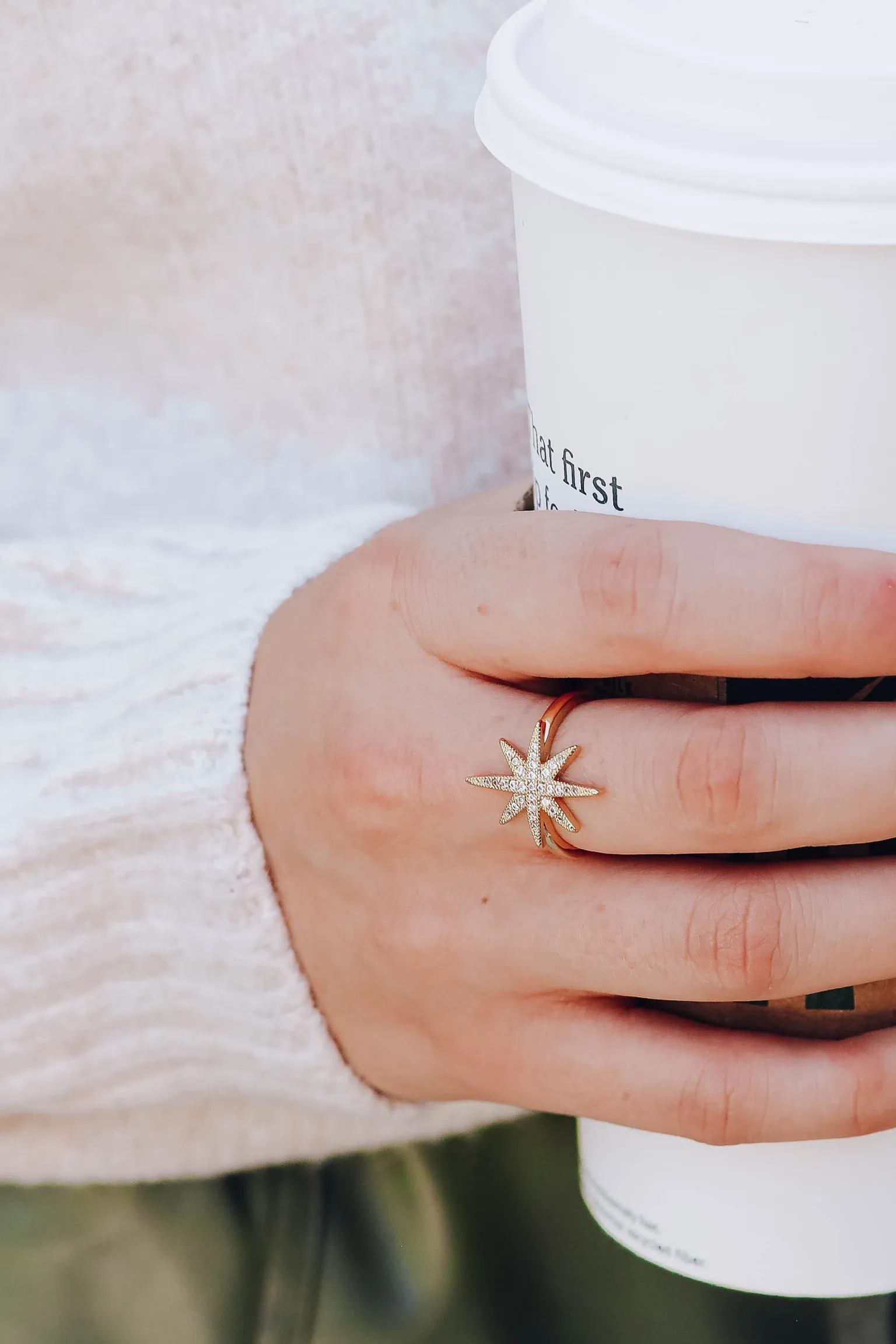 Polar Star Ring by Treasure Jewels