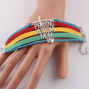 Praying Autism Mom Bracelet