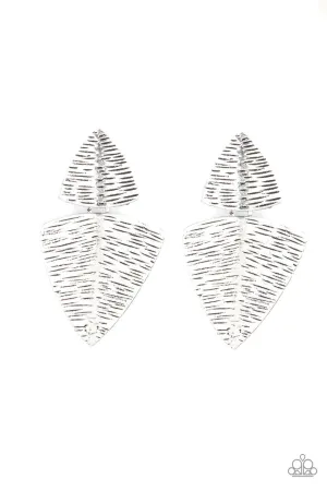 PRIMAL Factors Silver Paparazzi Earrings