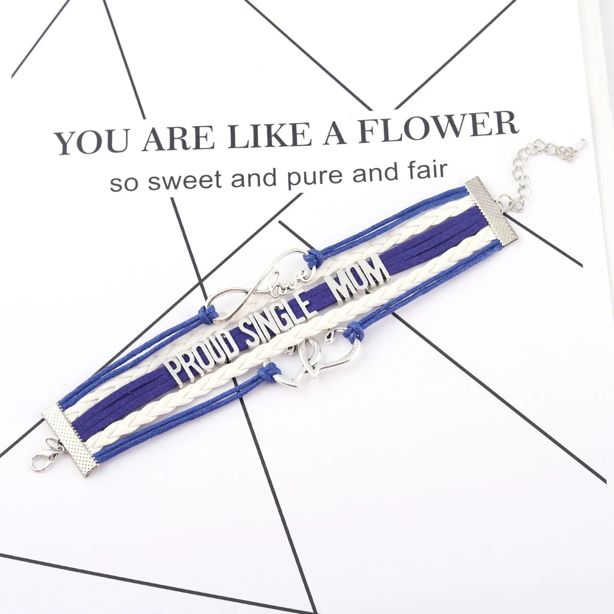 Proud Single Mom Love Bracelet