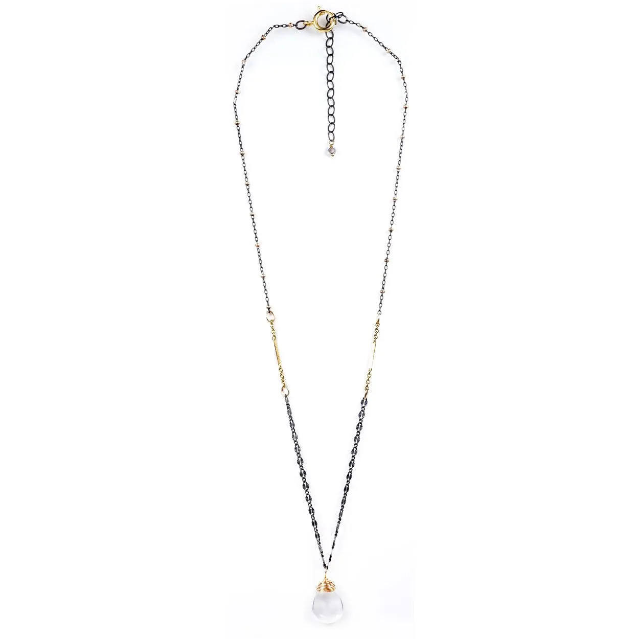 QUARTZ DROP NECKLACE