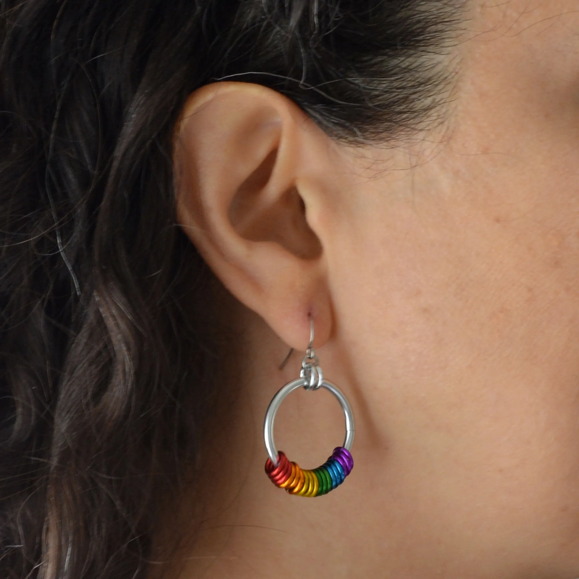 Queer Progress Pride - Hoop Earring