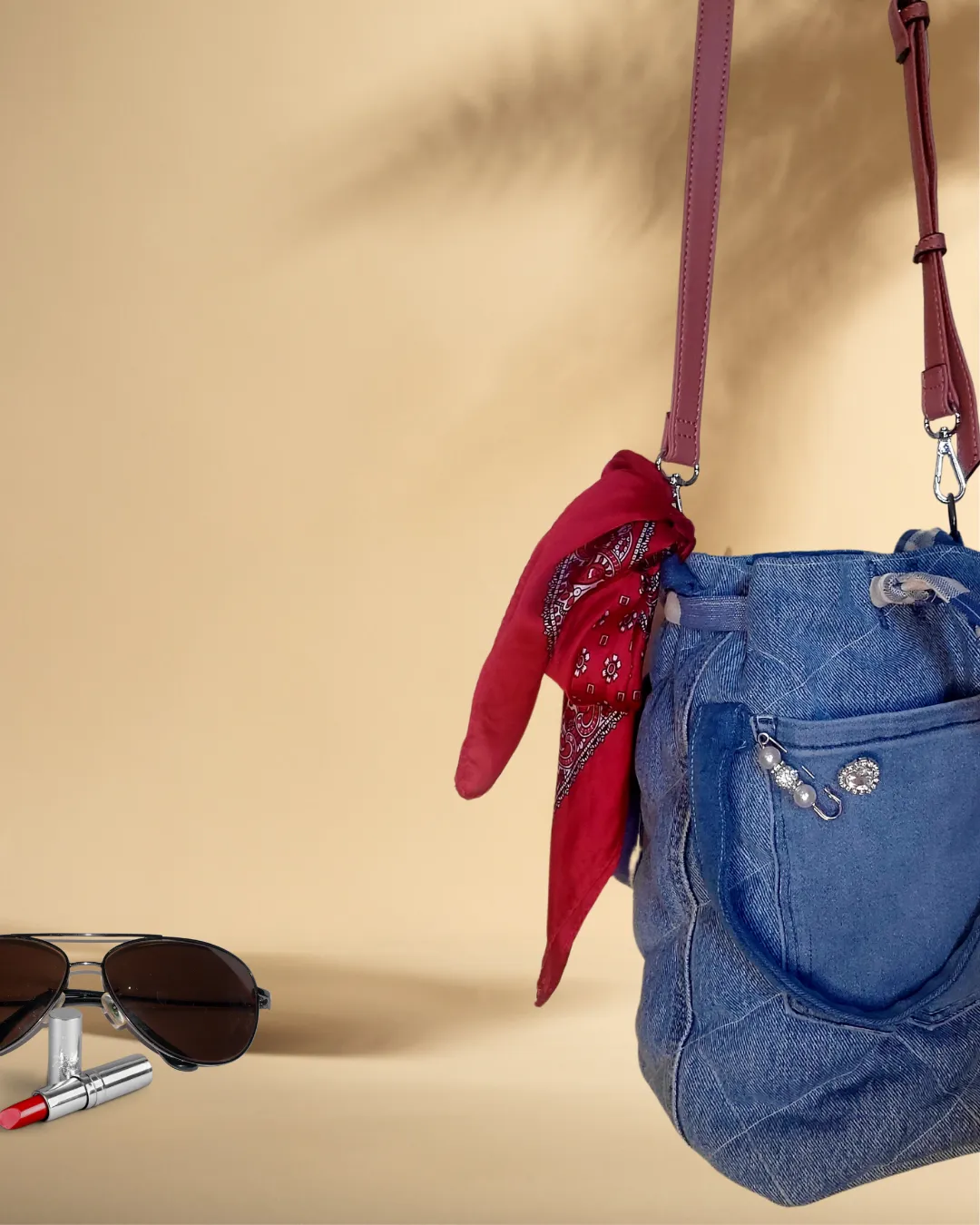 Quilted Bucket Bag