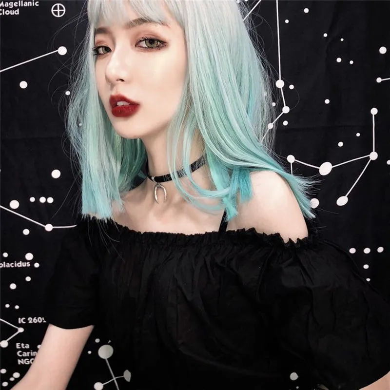 "MOON-SHAPED CLAVICLE" NECKLACE D042303