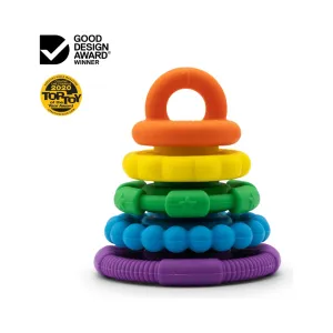 Rainbow Stacker and Teether Toy