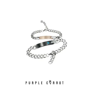 Rose Gold Bracelet with stone